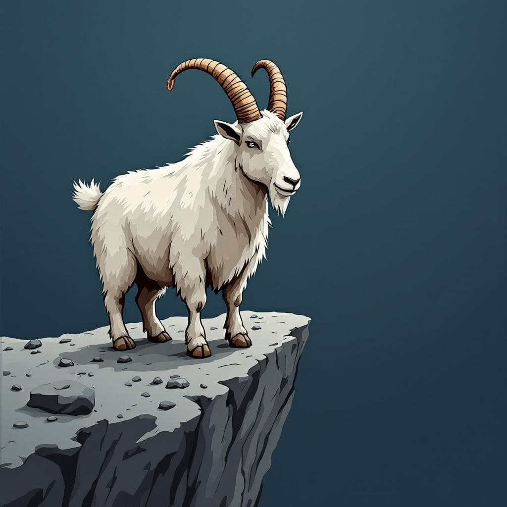 Harns mountain goat